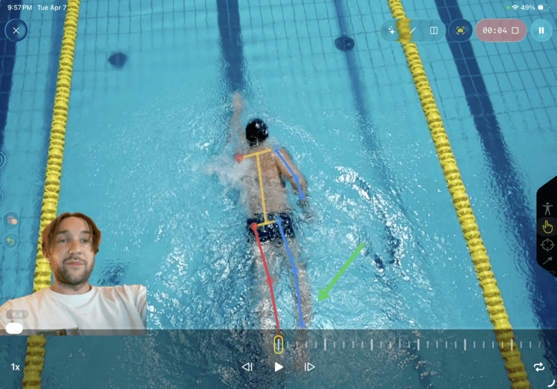 KineVision running on iPad